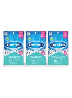 Dentek 75-Count Complete Clean Easy Reach Floss Pick  - Image 2