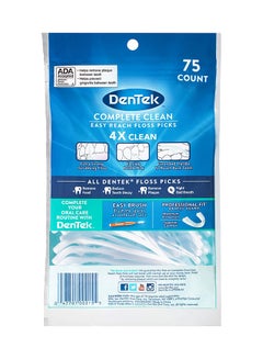 Dentek 75-Count Complete Clean Easy Reach Floss Pick  - Image 3