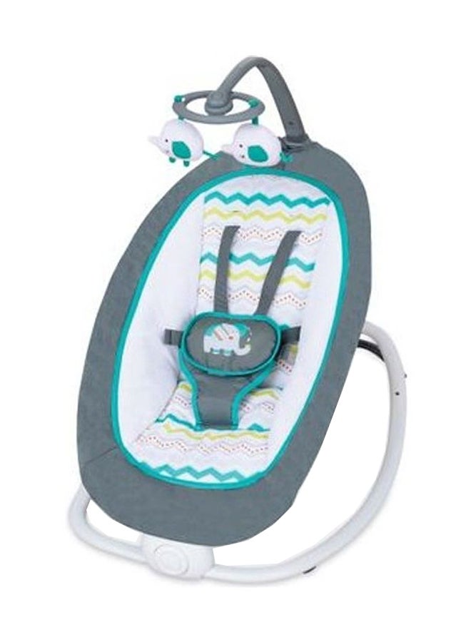 Mastela - Portable Baby Rocker with Hanging Soft Toys - Image 1