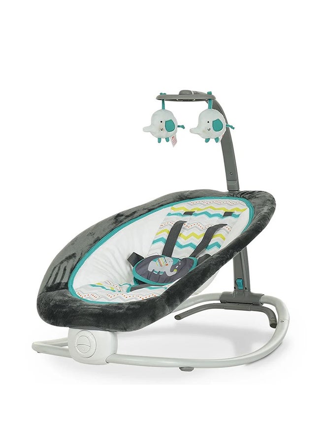 Mastela - Portable Baby Rocker with Hanging Soft Toys - Image 1