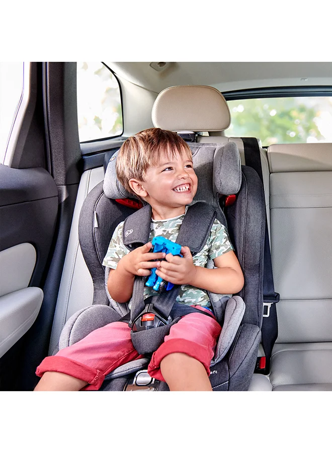 Kinderkraft Kinderkraft Car Seat Safety Fix, Booster Child Seat, With Isofix, Top Tether, Adjustable Headrest, For Toddlers , Infant, Group 1, 2, 3, 9 - 36 Kg, Up To 12 Years, Safety Certificate Ece R44, 04, Navy
