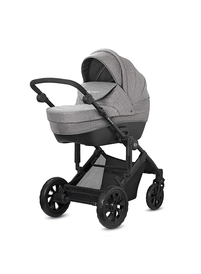Kinderkraft 3 - In - 1 Prime Lite Travel System - Grey