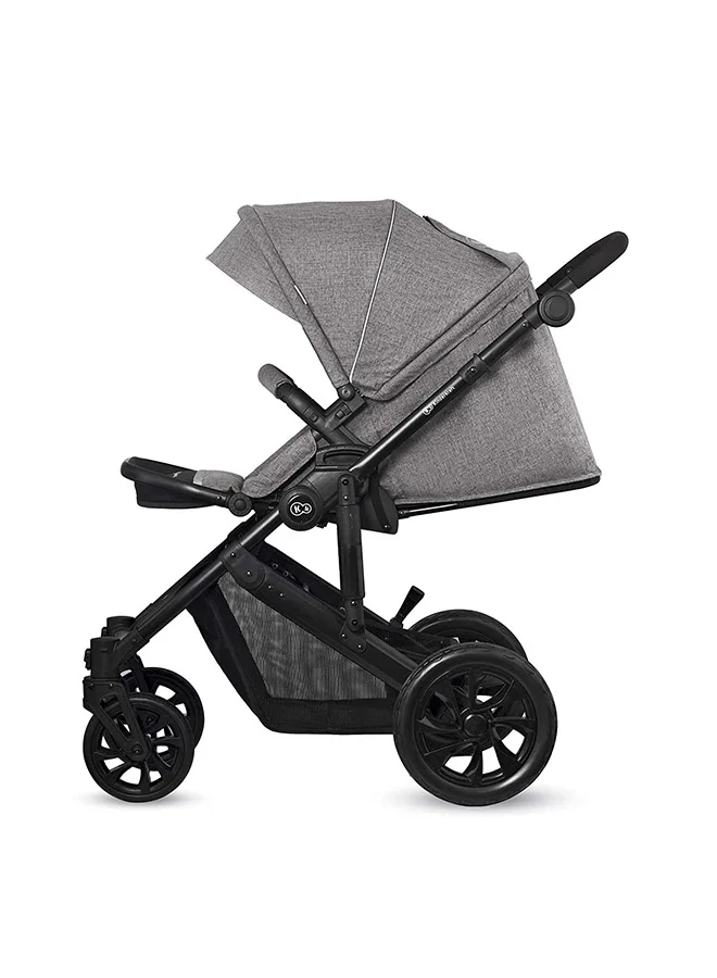 Kinderkraft 3 - In - 1 Prime Lite Travel System - Grey