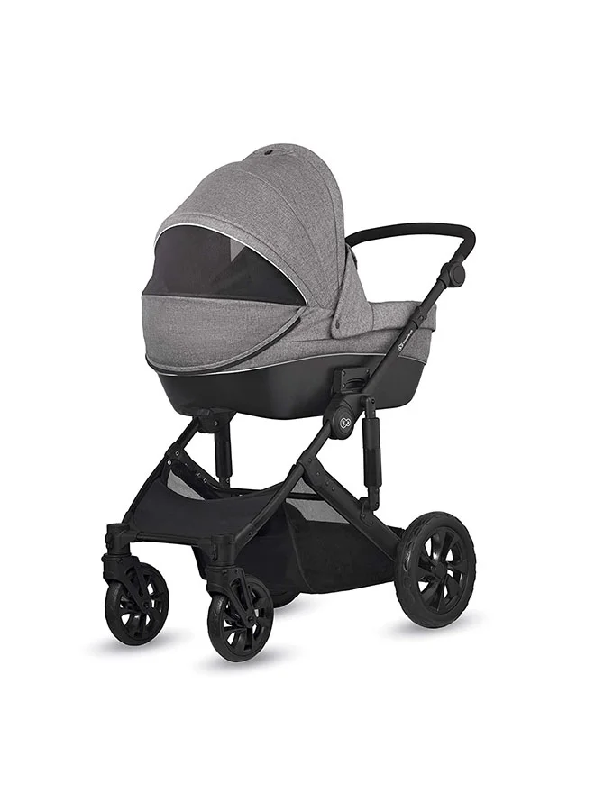Kinderkraft 3 - In - 1 Prime Lite Travel System - Grey