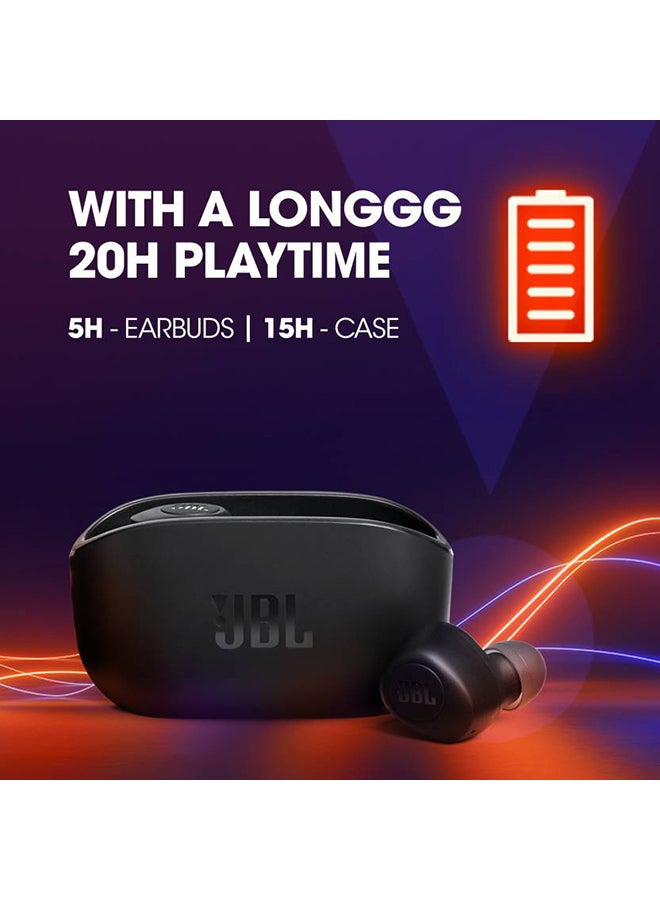 Wave 100TWS Bluetooth Headset Black