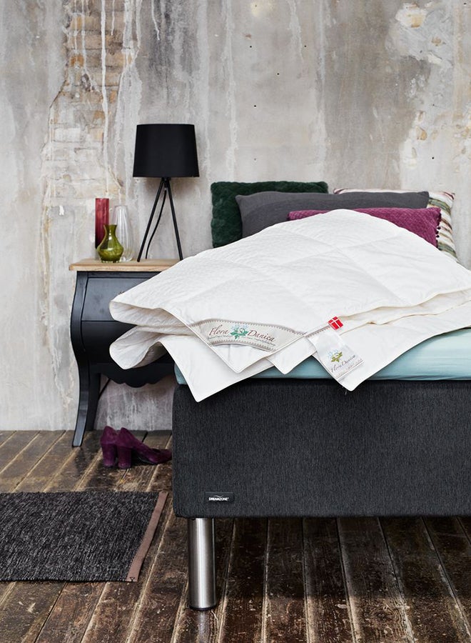 JYSK - Tusindfryd Duvet Jacquard Woven cotton White 135x200cm - Image 1