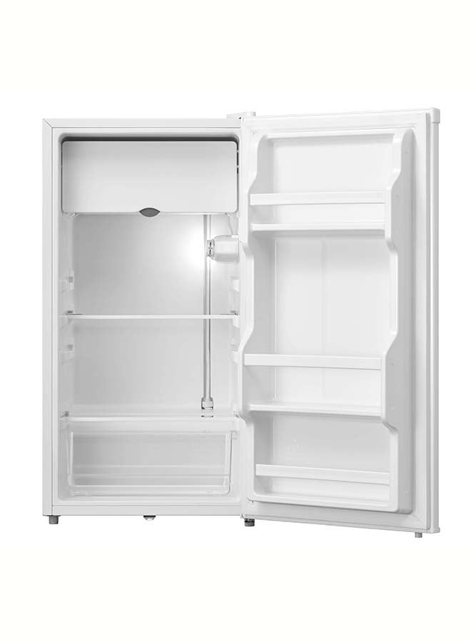 evvoli - 90L Gross/85L Net Capacity Mini Fridge, Mechanical Control, Recessed Handle, Adjustable Legs, Defrost Type 0.68 kW EVRFM-90LW White - Image 1
