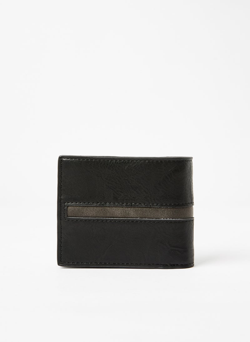 كول ات سبرنج محفظة جلوسين ثنائية الطي أسود - Image 2