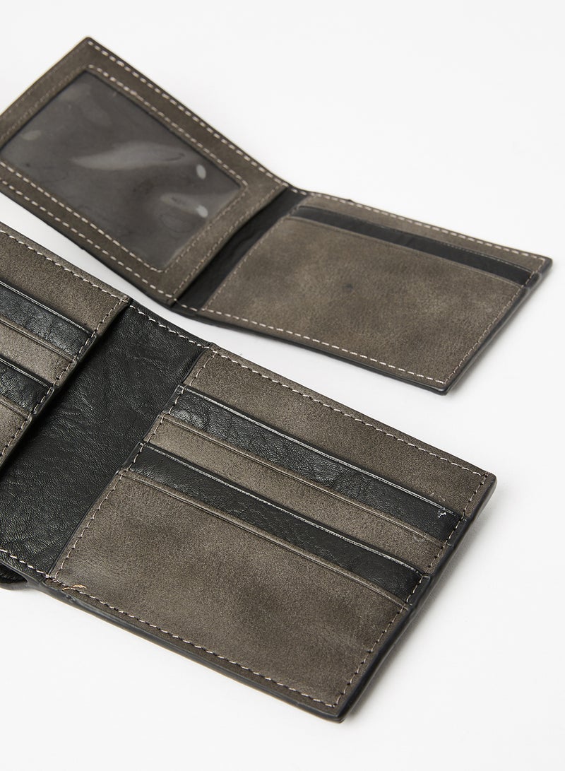 كول ات سبرنج محفظة جلوسين ثنائية الطي أسود - Image 4