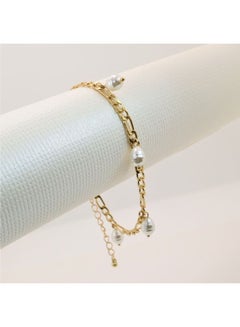 Pristine - Imitation Pearl Pendent Bracelet