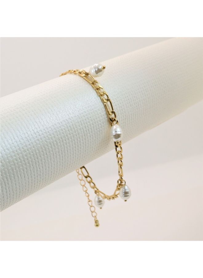 THE BLING STUDIO - Pristine - Imitation Pearl Pendent Bracelet - Image 1