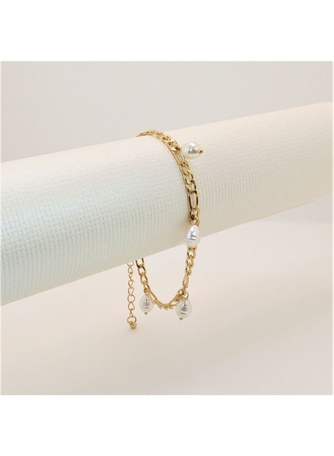 THE BLING STUDIO - Pristine - Imitation Pearl Pendent Bracelet - Image 1