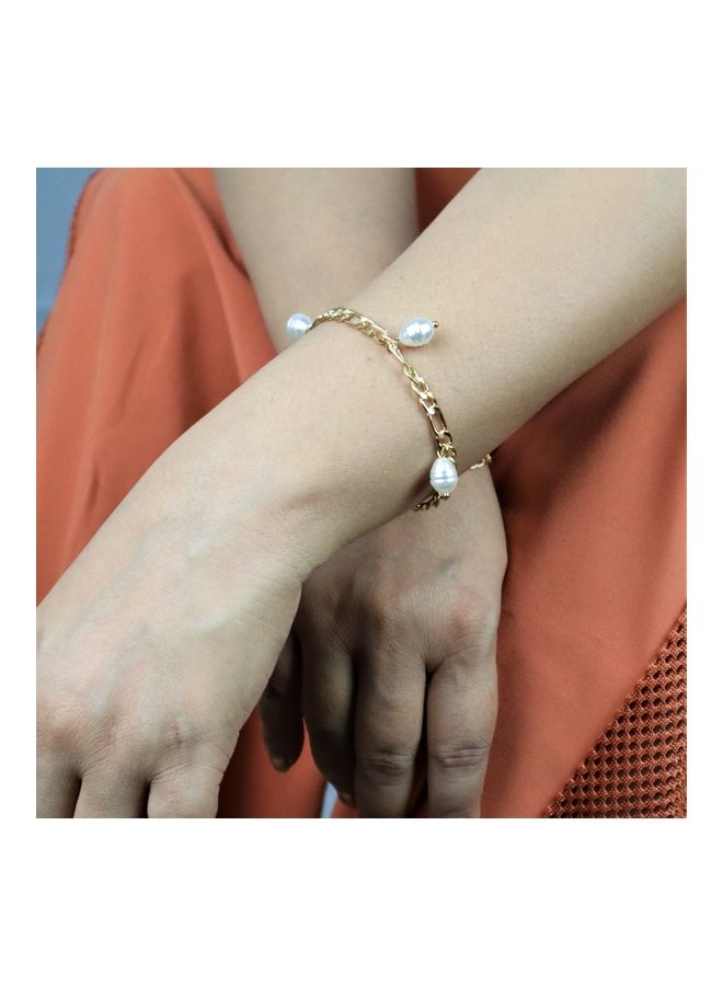 THE BLING STUDIO - Pristine - Imitation Pearl Pendent Bracelet - Image 1