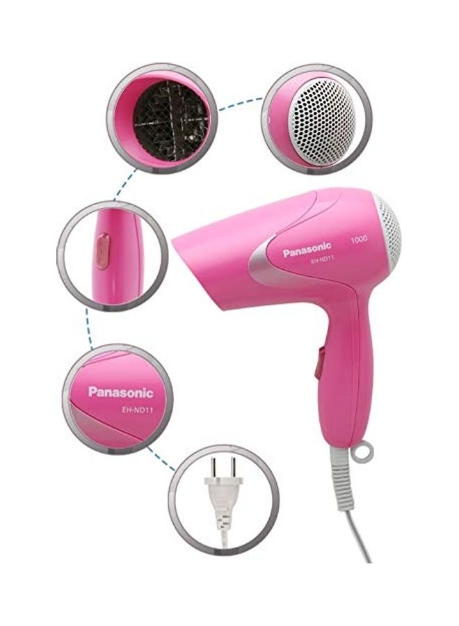 Hair Dryer With Turbo Dry Mode Pink