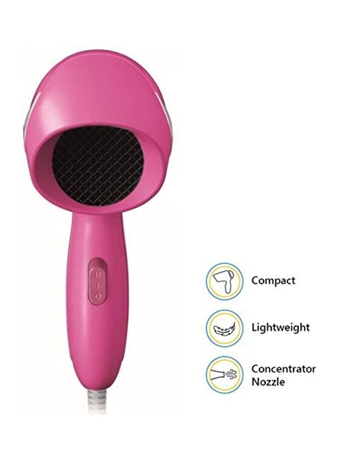 Hair Dryer With Turbo Dry Mode Pink