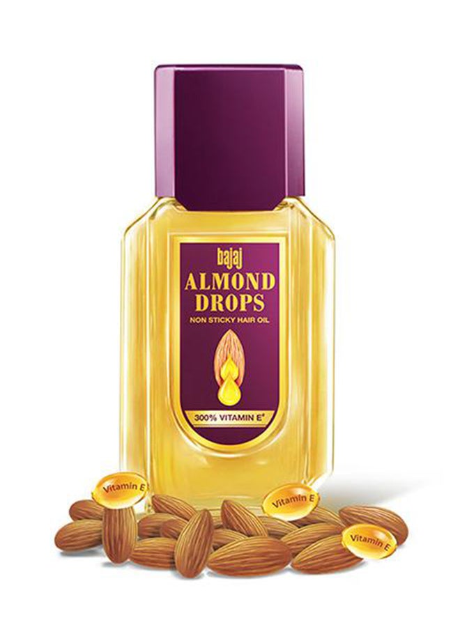 Almond Drops Non Sticky Hair Oil Yellow 100ml - v1631013648/N50237823A_4