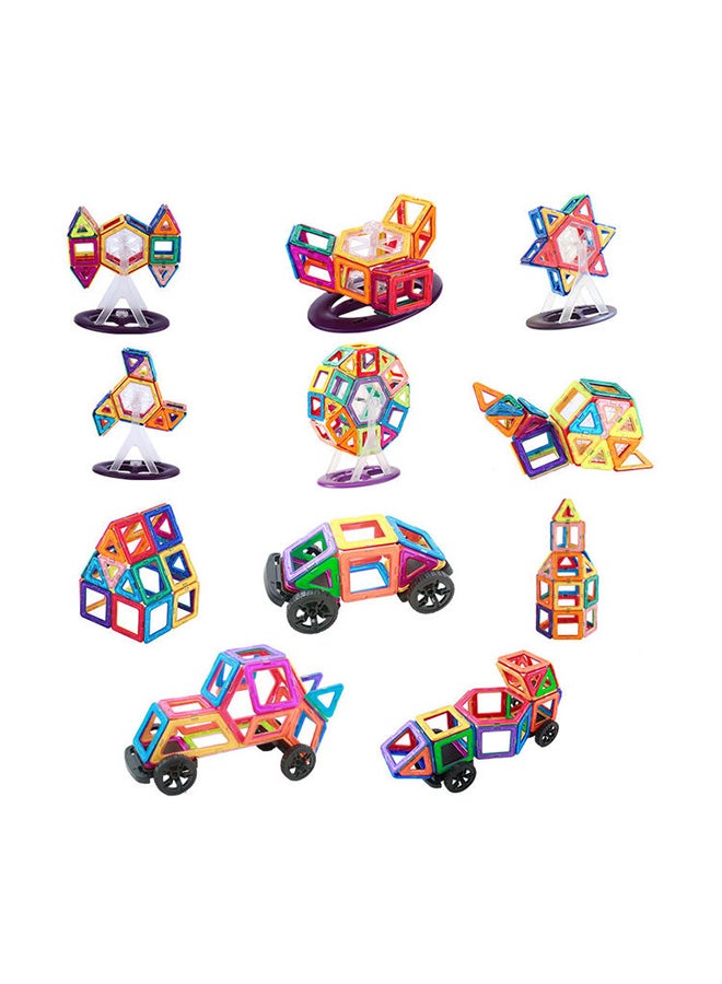 JZRtoys03 68- Piece Magnetic Building Blocks for Toddlers & Kids Set 68 3+ Years