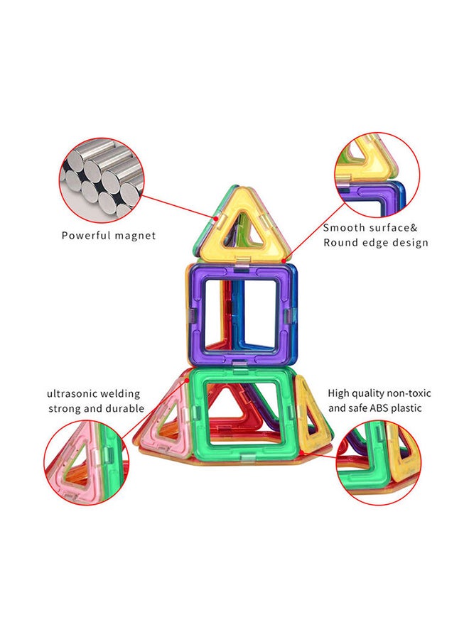 Arabest - JZRtoys04 40- Piece Jolly mags 3D Magnetic Building Blocks Set 40 3+ Years - Image 1