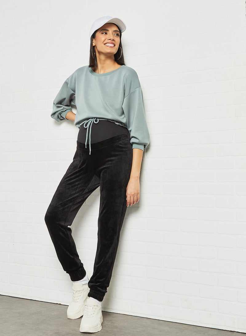 Mamalicious - Ray Maternity Sweatshirt Green - Image 1