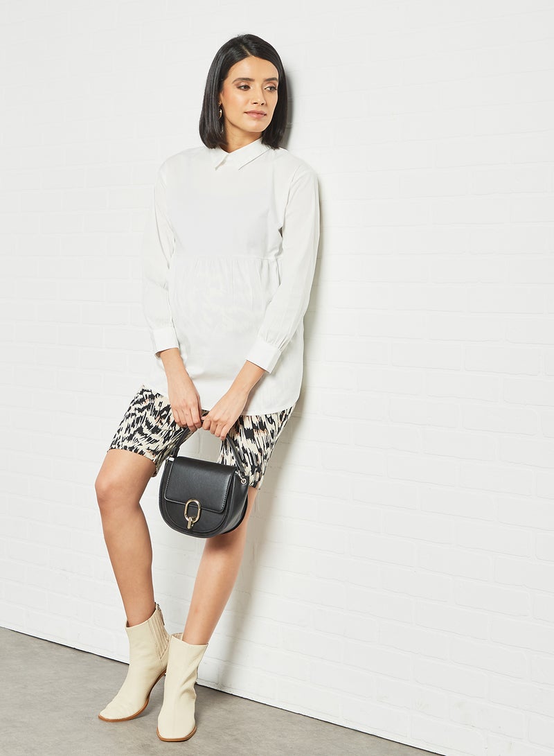 Mamalicious - Salley Maternity Blouse White - Image 1
