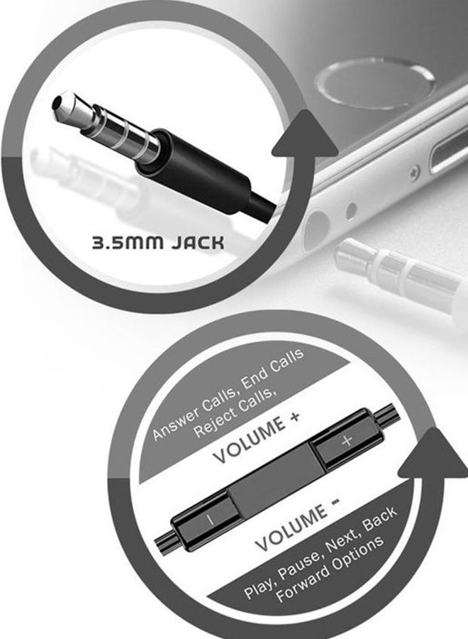 جي تايد إكستريم سماعة أذن داخلية بسلك أسود - Image 3