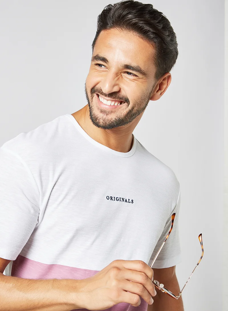 JACK & JONES Colourblock T-Shirt Multicolour
