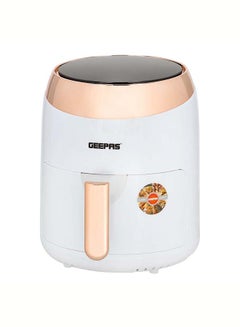 GEEPAS Digital Air Fryer 3.5 L With Hot Air Circulation Technology| Oil Free Low Fat Dry Fry Cooking Healthy Food | Non-Stick Basket, Overheat Protection | 2 Years Warranty 3.5 L 1400 kW GAF37522 White  - Image 1
