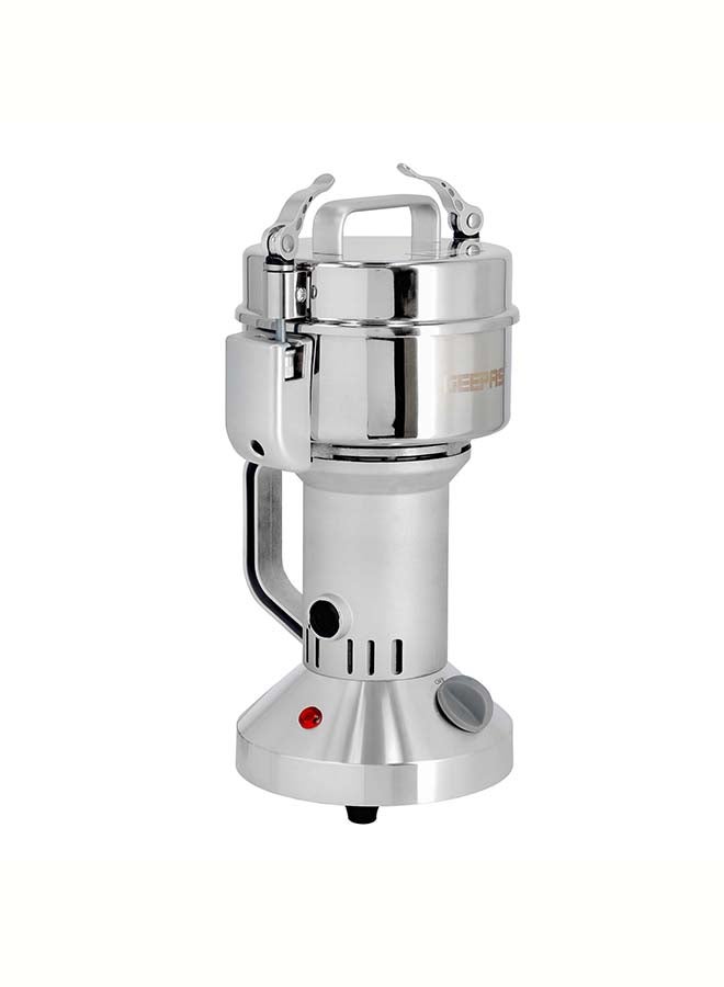 GEEPAS Food Processor, SS Bowl with Lid,  Stainless Steel Blade| Safe Lid Protect Design | Mixer Grinder for Herb/ Spice/ Nut with Overload Protection 1400.0 W GCG41014 Silver - Image 4