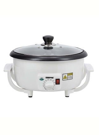 Coffee Roaster, Automatic Coffee Roaster | Temperature Control | Toughened Glass Lid | Easy Handling Design | Control Switch for Easy Operating 800 W GCR63038 White - v1631020039/N50687772A_1
