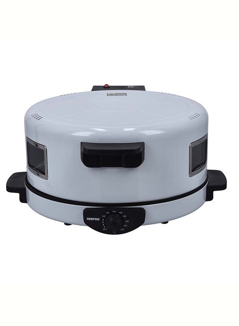 Arabic Bread Maker | Adjustable Temperature | 40cm Baking Plate, With An adjustable Temperature Control Between 180 And 240 Degrees, 3.5 mm Thick Die Cast Baking Plate, The ON/OFF Switch 2200.0 kW GBM63037 Grey