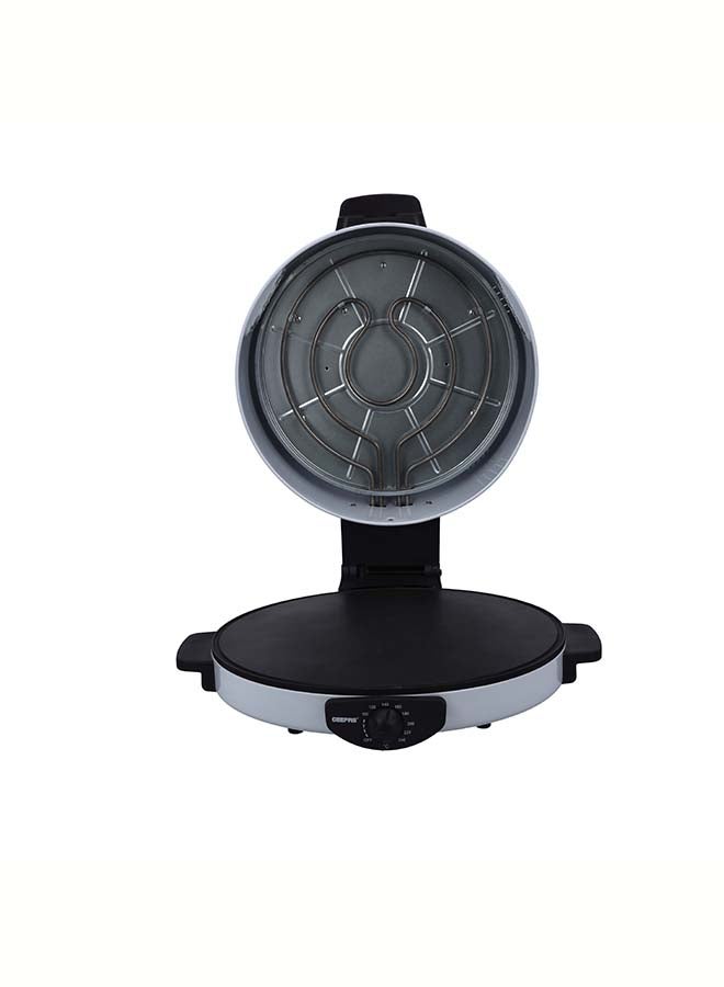 GEEPAS - Arabic Bread Maker | Adjustable Temperature | 40cm Baking Plate, With An adjustable Temperature Control Between 180 And 240 Degrees, 3.5 mm Thick Die Cast Baking Plate, The ON/OFF Switch 2200.0 kW GBM63037 Grey - Image 1