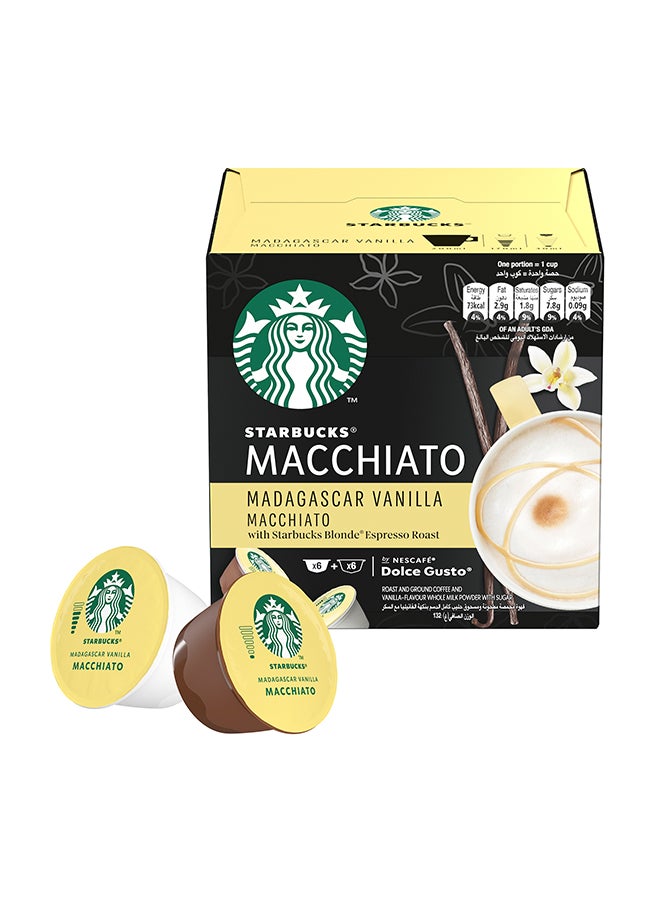 Starbucks Nescafé Dolce Gusto Madagascar Vanilla Macchiato 132grams Pack of 3  - Image 2