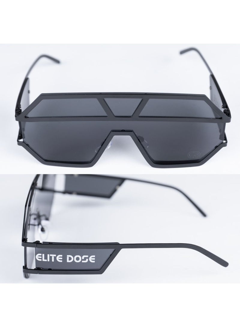Elite Dose Unisex Oversized Hexagon Sunglass  - Image 2