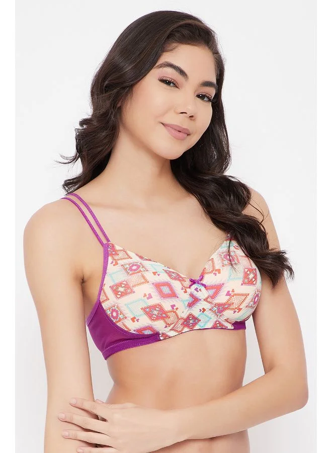 كلوفيا حمالة صدر تيشيرت مبطنة بدون أسلاك وبكوب كامل