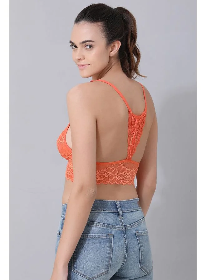 كلوفيا حمالة صدر غير مبطنة بظهر ريسرباك ونصف كوب وبدون سلك