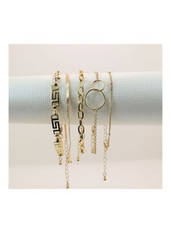 THE BLING STUDIO Luxe - 5-Piece Snake Chain Bracelet Set  - Image 2