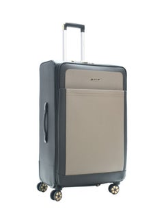 MORANO 4-Piece Lightweight Luggage Trolley Set Black/Grey  - Image 4