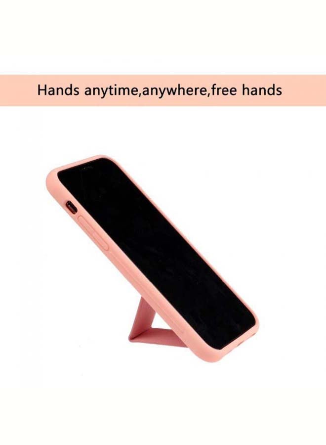 MARGOUN Protective Case Cover With Finger Grip Stand For iPhone  11 Pro Max Pink - Image 3