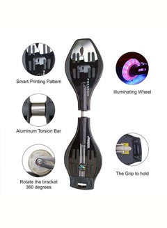 Jaspo 2 Wheel Pivoting Cruiser Concave Skateboard with 360-degree Casters for Kids, Teens & Adults  - Image 5
