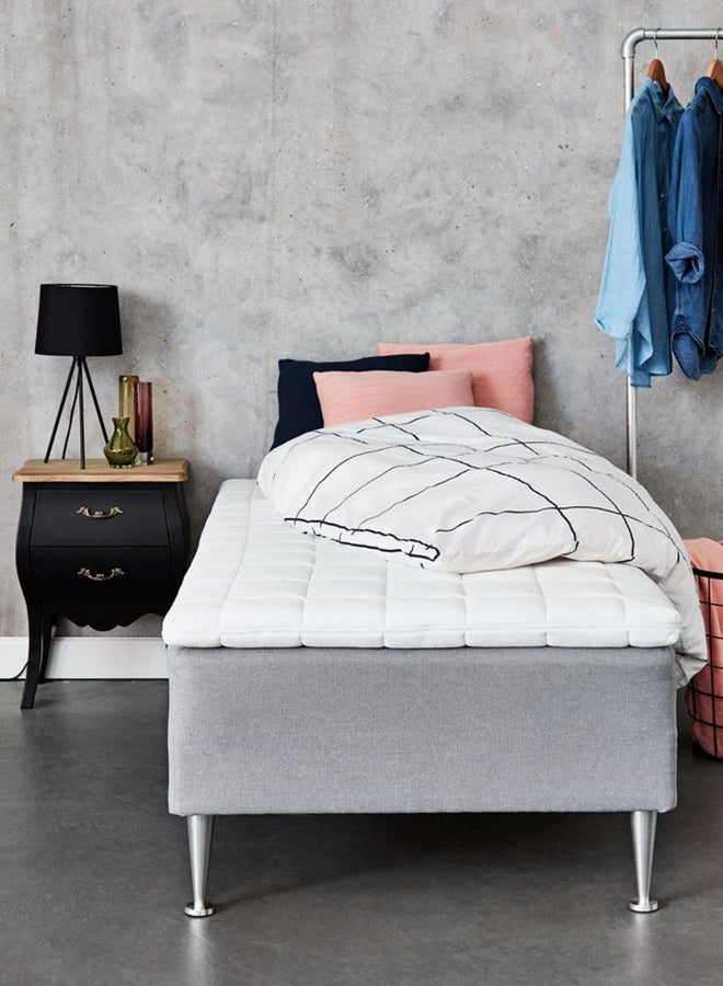 Dreamzone Rectangle Shape Top Mattress Fabric White