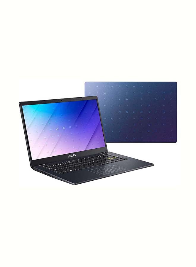 ASUS - E410 Laptop With 14-Inch HD Display, Celeron N4020 Processer/4GB RAM/128GB SSD/Intel UHD Graphics/Windows 10 English Peacock blue - Image 1