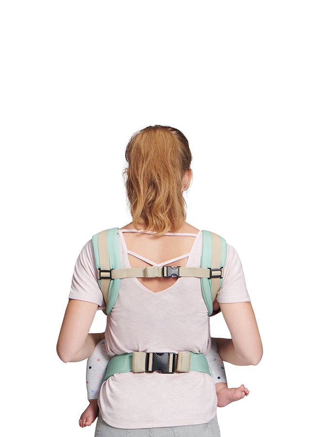 Kinderkraft - Baby Carrier Nilo Ergonomic Sling For Newborn Lightweight, Confortable, Ajustable, 2 Carrying Position Front And Backpack For Newborn From 3 Month To 20 Kg, D By Ihdi, Mint - Image 1
