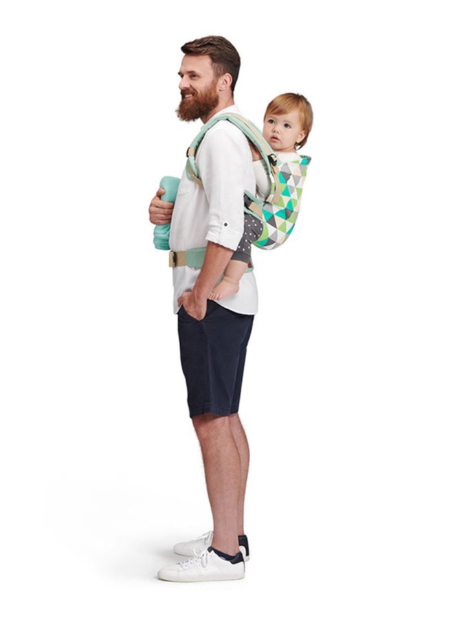 Kinderkraft - Baby Carrier Nilo Ergonomic Sling For Newborn Lightweight, Confortable, Ajustable, 2 Carrying Position Front And Backpack For Newborn From 3 Month To 20 Kg, D By Ihdi, Mint - Image 1