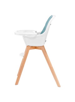 Kinderkraft 2 In1 Kinderkraft High Chair Tixi Turquoise  - Image 3