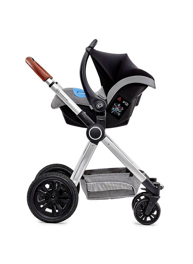 Kinderkraft - 3-in-1 Veo Travel System - Grey - Image 1