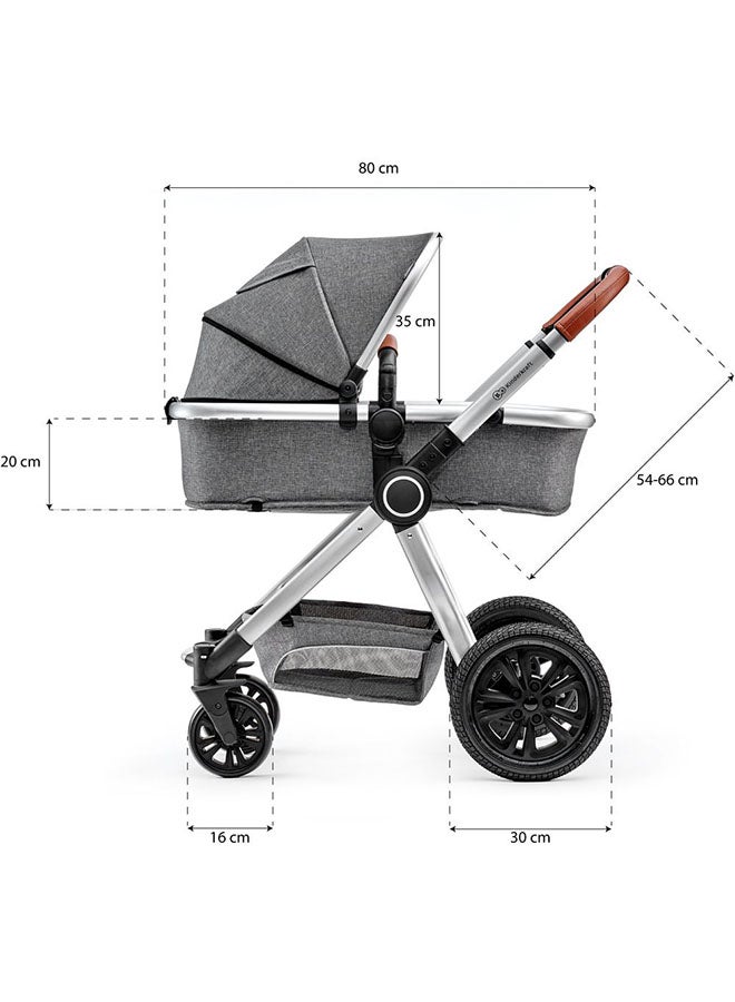 Kinderkraft - 3-in-1 Veo Travel System - Grey - Image 1