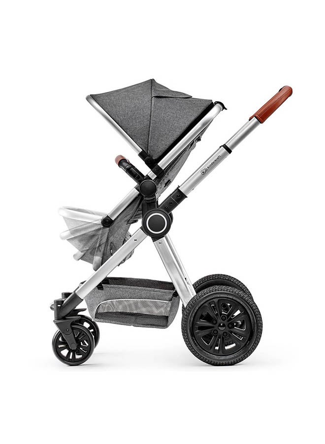 Kinderkraft - 3-in-1 Veo Travel System - Grey - Image 1