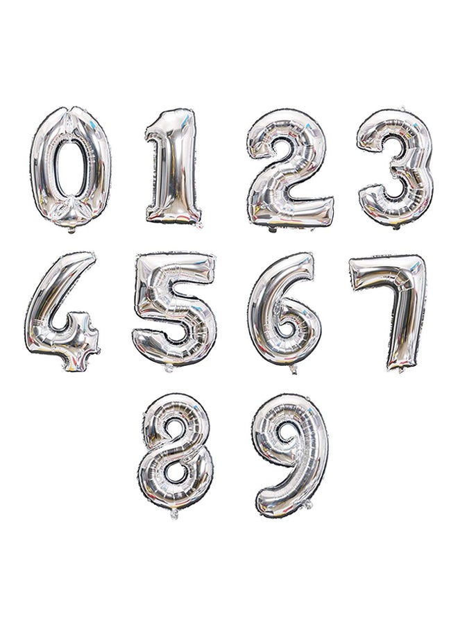 نورث ستار بالونز بالون فويل رقم 0 16بوصة - Image 1