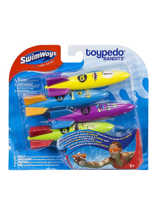 SwimWays 4-Piece Toypedo Bandits  - Image 1