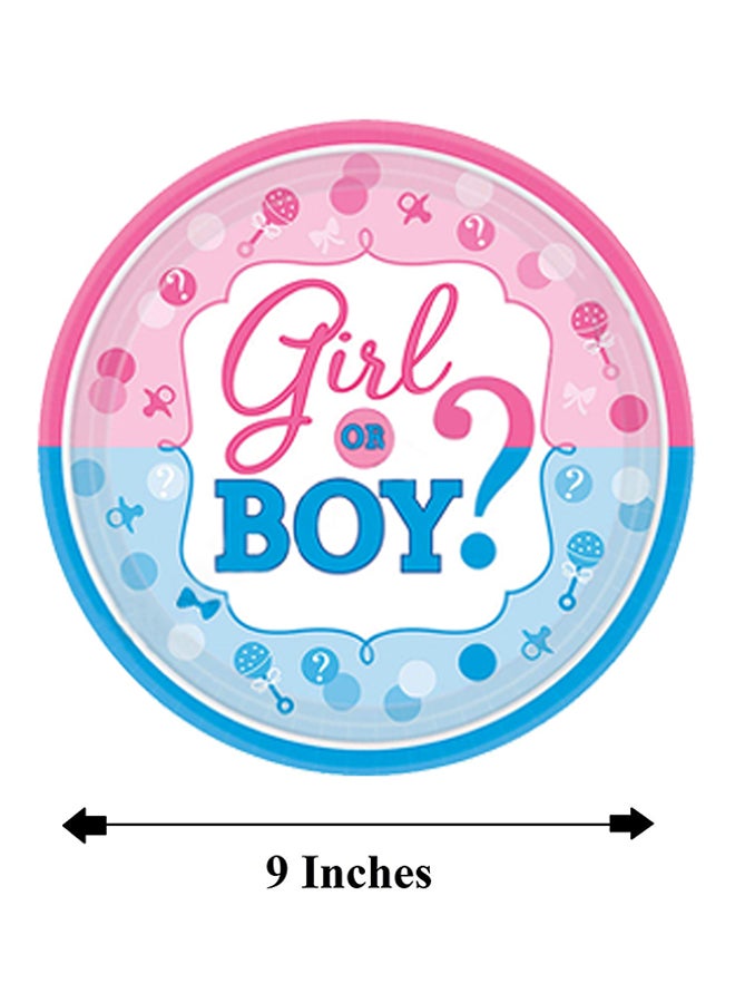 Amscan 16-Piece Girl Or Boy Printed Beverage Tissue Set Tableware Party Supplies  - Image 4